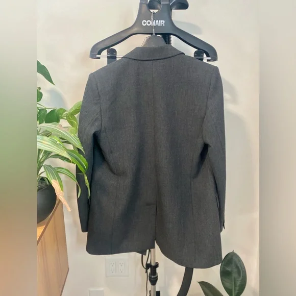 Aritzia Wilfred Margaux Blazer Grey Size 6 - Picture 6 of 8